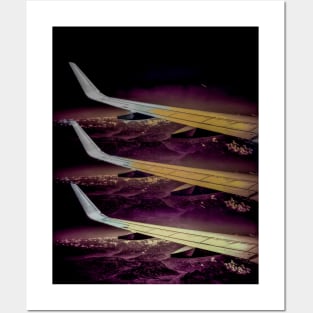 Airplane Flight Travel Posters and Art